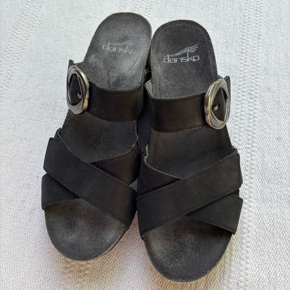 DANSKO Womens Susie Milled Nubuck Sandals size 37 - Picture 10 of 11